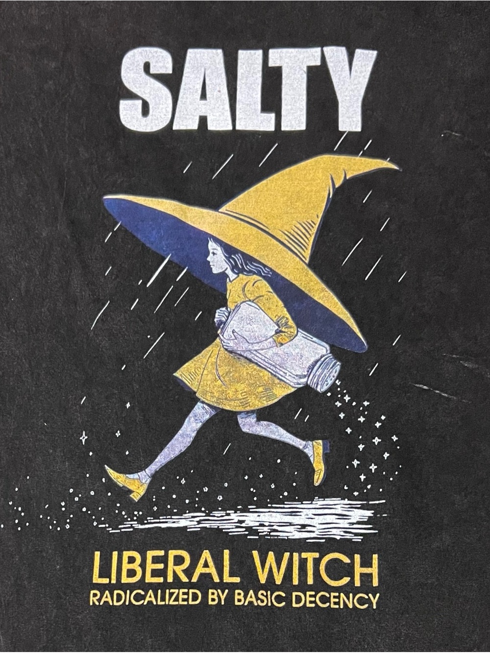 Salty Graphic Tee - Navy